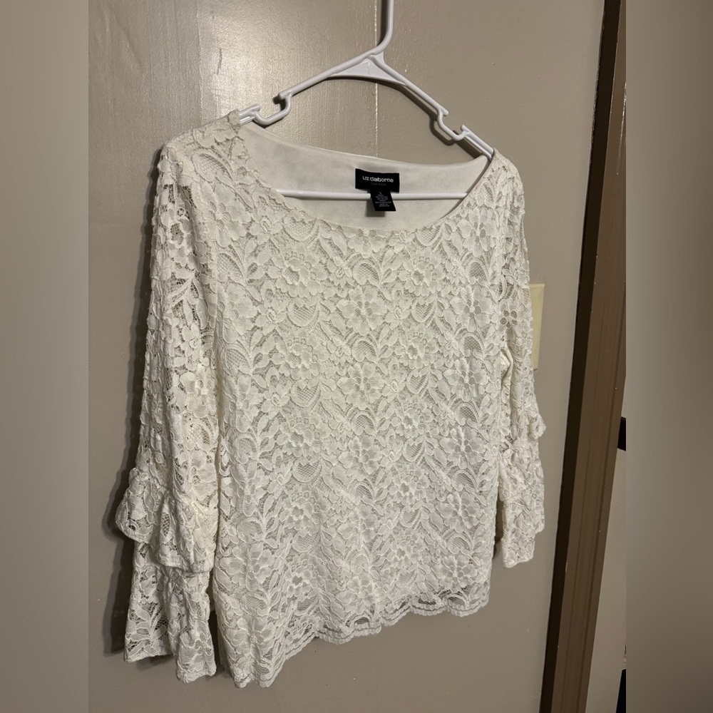 Liz Claiborne Lace Dress shirt